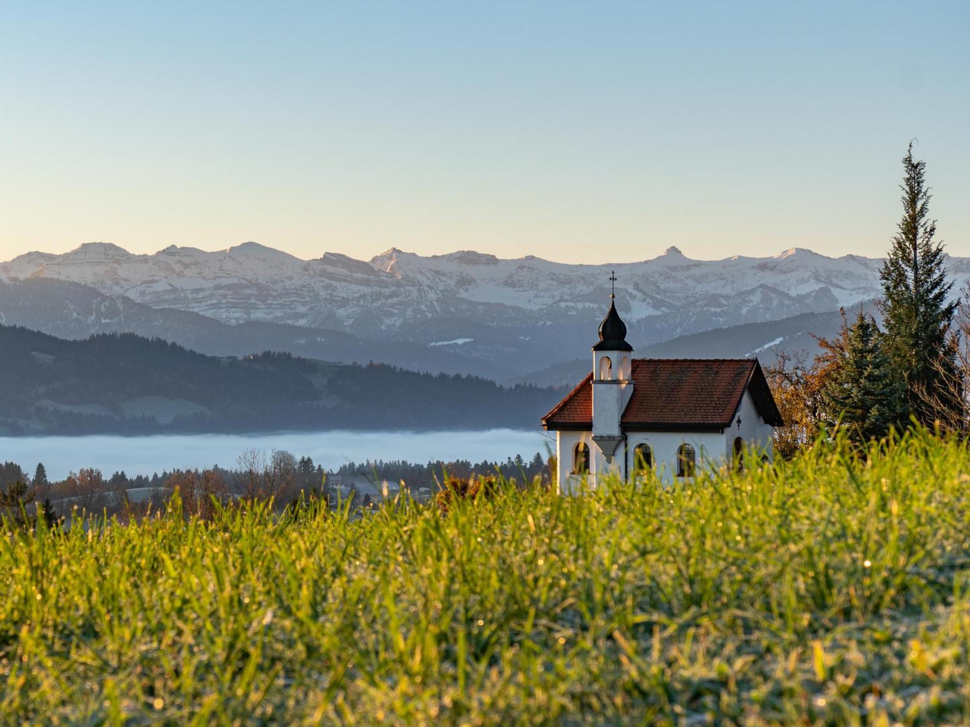 Ferienwohnung Bergpfote - Hund Herzlich Willkommen Шайдегг Екстер'єр фото
